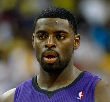 LAS VEGAS - OCTOBER 13:  Tyreke Evans #13 of the Sacramento Kings stands on the court during a preseason game against the Los Angeles Lakers at the Thomas & Mack Center October 13, 2010 in Las Vegas, Nevada. The Lakers won 98-95. NOTE TO USER: User expres