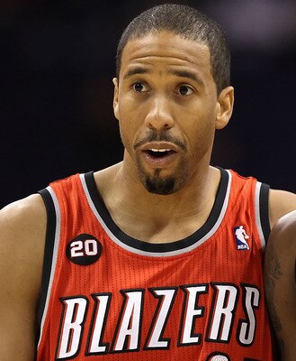PHOENIX - DECEMBER 10:  Andre Miller #24 and Wesley Matthews #2 of the Portland Trail Blazers talk during a break from the NBA game against the Phoenix Suns at US Airways Center on December 10, 2010 in Phoenix, Arizona. NOTE TO USER: User expressly acknow