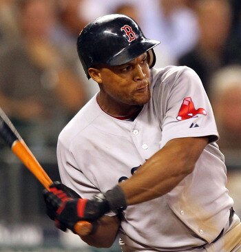 SEATTLE - SEPTEMBER 15:  Adrian Beltre #29 of the Boston Red Sox bats against the Seattle Mariners at Safeco Field on September 15, 2010 in Seattle, Washington. (Photo by Otto Greule Jr/Getty Images)