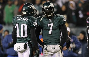 Michael Vick and DeSean Jackson