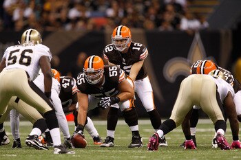 NEW ORLEANS - OCTOBER 24:  Colt McCoy #12 of the Cleveland Browns in action against the New Orleans Saints at the Louisiana Superdome on October 24, 2010 in New Orleans, Louisiana.  (Photo by Chris Graythen/Getty Images)