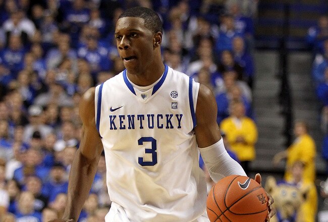 LEXINGTON, KY - JANUARY 03:  Terrence Jones #3 of the Kentucky Wildcats dribbles the ball during the game against the Penn Quakers at Rupp Arena on January 3, 2011 in Lexington, Kentucky.  (Photo by Andy Lyons/Getty Images)