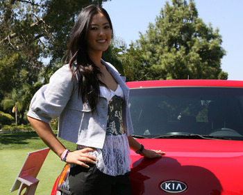 CITY OF INDUSTRY, CA - SEPTEMBER 18:  Michelle Wie smiles after a press conference to announce the Kia Classic LPGA event to be held in March of 2011 on September 18, 2010 at Industry Hills Golf Club at Pacific Palms in City of Industry, California.  (Pho