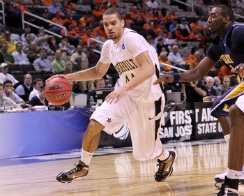 SAN JOSE, CA - MARCH 18:  Forward Jeffery Taylor #44 of the Vanderbilt Commodores drives with the ball against the Murray State Racers during the first round of the 2010 NCAA men�s basketball tournament at HP Pavilion on March 18, 2010 in San Jose, Califo