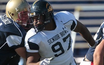 Cameron Jordan at the Senior Bowl