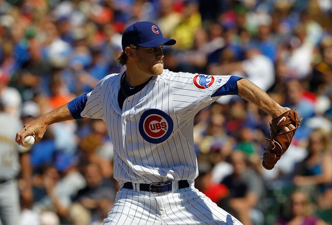 CHICAGO - JUNE 30: Andrew Cashner #4 of the Chicago Cubs pitches against the Pittsburgh Pirates at Wrigley Field on June 30, 2010 in Chicago, Illinois. The Pirates defeated the Cubs 2-0. (Photo by Jonathan Daniel/Getty Images)