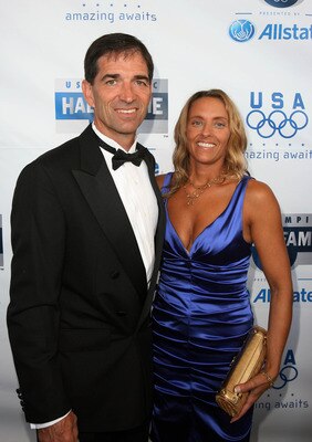 CHICAGO - AUGUST 12: John Stockton of the 1992 Mens Baskerball Team and his wife attends the 2009 U.S. Olympic Hall of Fame Induction Ceremony at McCormick Place on August 12, 2009 in Chicago, Illinois. (Photo by Tasos Katopodis/Getty Images for USOC)