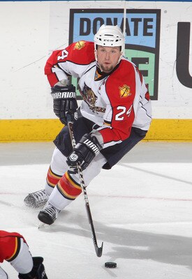 BUFFALO, NY - DECEMBER 23:  Bryan McCabe #24 of the Florida Panthers skates against the Buffalo Sabres  at HSBC Arena on December 23, 2010 in Buffalo, New York. Florida won 4-3.  (Photo by Rick Stewart/Getty Images)
