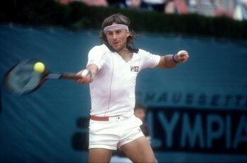 UNDATED:  A PICTURE SHOWING BJORN BORG OF SWEDEN IN ACTION Mandatory Credit: Allsport UK/ALLSPORT