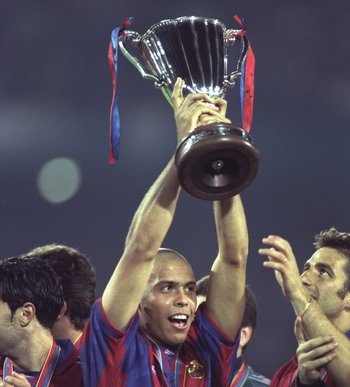 The day Barcelona won the UEFA Cup Winners Cup, Ronaldo's first European title.