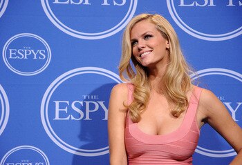 LOS ANGELES, CA - JULY 14:  Model Brooklyn Decker poses in press room during the 2010 ESPY Awards at Nokia Theatre L.A. Live on July 14, 2010 in Los Angeles, California.  (Photo by Jason Merritt/Getty Images)
