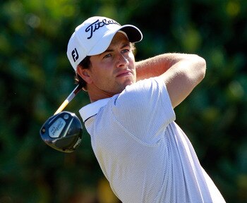 KAPALUA, HI - JANUARY 09:  Adam Scott of Australia hits a shot during the final round of the Hyundai Tournament of Champions at the Plantation course on January 9, 2011 in Kapalua, Hawaii.  (Photo by Sam Greenwood/Getty Images)