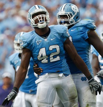 North Carolina Defensive End Robert Quinn is an example of the many players who will be available for the Redskins in the first round.