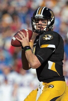 Blaine Gabbert may be attractive to Washington, but they won't have a chance to select the Missouri quarterback