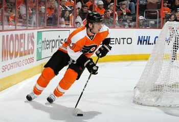 PHILADELPHIA, PA - FEBRUARY 05: Nikolay Zherdev #93 of the Dallas Stars skates against the Philadelphia Flyers on February 5, 2011 at Wells Fargo Center in Philadelphia, Pennsylvania. The Flyers defeated the Stars 3-1.  (Photo by Jim McIsaac/Getty Images)