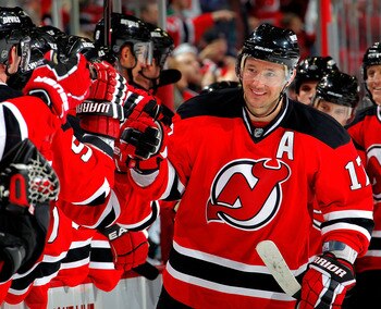 Ilya Kovalchuk has been all smiles of late, and has taken his game to the next level, at both sides of the ice.