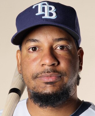 FT. MYERS, FL - FEBRUARY 22:  Manny Ramirez #24 of the Tampa Bay Rays poses for a portrait during the Tampa Bay Rays Photo Day on February 22, 2011 at the Charlotte Sports Complex in Port Charlotte, Florida.  (Photo by Elsa/Getty Images)