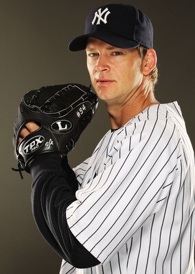 TAMPA, FL - FEBRUARY 23:  A.J. Burnett #34 of the New York Yankees poses for a portrait on Photo Day at George M. Steinbrenner Field on February 23, 2011 in Tampa, Florida.  (Photo by Al Bello/Getty Images)
