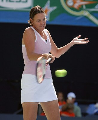 NEW YORK - AUGUST 23:  Tennis star Lindsay Davenport attends the 2008 Arthur Ashe Kids Day at the USTA Billie Jean King National Tennis Center on August 23, 2008 in the Flushing neighborhood of the Queens borough of New York City.  (Photo by Andrew H. Wal