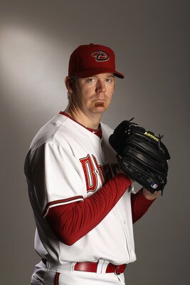 SCOTTSDALE, AZ - FEBRUARY 21:  J.J. Putz #40 of the Arizona Diamondbacks poses for a portrait at Salt River Fields at Talking Stick on February 21, 2011 in Scottsdale, Arizona.  (Photo by Ezra Shaw/Getty Images)