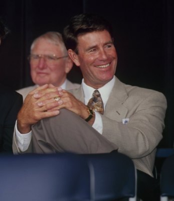 COOPERSTOWN, NY - AUGUST 3: (L) Tom Seaver and Jim Palmer attends the 1997 Hall of Fame Induction Ceremony at Clark Sports Center on August 3.1997 in Cooperstown, New York. ( Photo by: Tomasso Derosa/Getty Images)