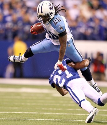 Not sure how to capture this slide in picture form, so here's a picture of one of the premier speed runners, Chris Johnson.