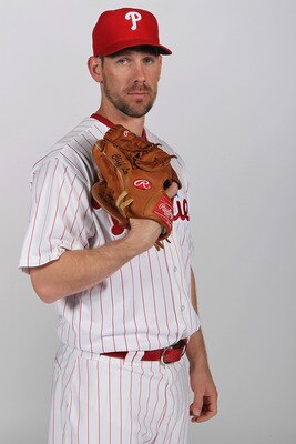 CLEARWATER, FL - FEBRUARY 22:  Cliff Lee #33 of the Philadelphia Phillies poses for a photo during Spring Training Media Photo Day at Bright House Networks Field on February 22, 2011 in Clearwater, Florida.  (Photo by Nick Laham/Getty Images)