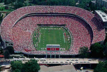 Sanford Stadium Map