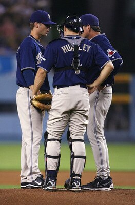 Pitching coach Darren Balsley will have a big role in the future of the Padres' young rotation