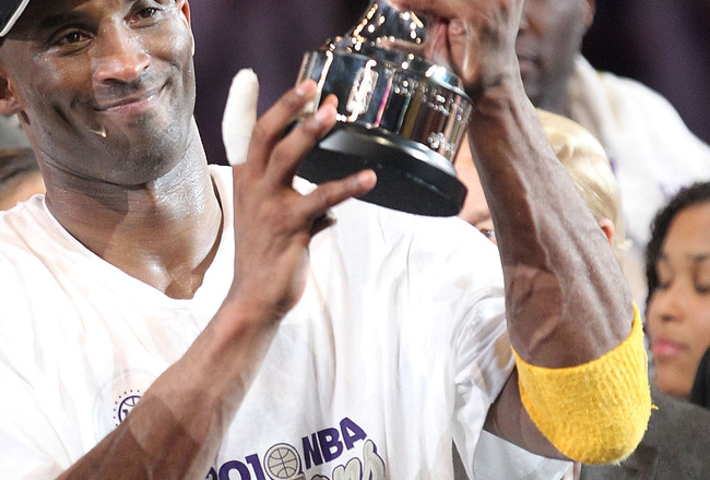 Kobe With Championship