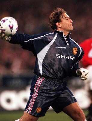 15 Jul 1999:  Mark Bosnich, #1 and new goalkeeper for Manchester United, during the match between Manchester United and the Australian Socceroos, played at the Melbourne Cricket Ground, Melbourne, Victoria, Australia. Manchester won 2 - 0. Mandatory Credi