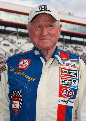 BRISTOL, TN - MARCH 21:  NASCAR legend Cale Yarborough stands next to his car prior to the start of the NASCAR Legends UARA Race at Bristol Motor Speedway on March 21, 2009 in Bristol, Tennessee.  (Photo by Geoff Burke/Getty Images for NASCAR)