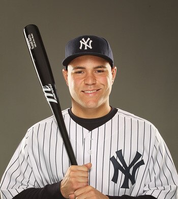 TAMPA, FL - FEBRUARY 23:  Russell Martin #55 of the New York Yankees poses for a portrait on Photo Day at George M. Steinbrenner Field on February 23, 2011 in Tampa, Florida.  (Photo by Al Bello/Getty Images)