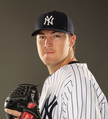 TAMPA, FL - FEBRUARY 23:  Phil Hughes #65 of the New York Yankees poses for a portrait on Photo Day at George M. Steinbrenner Field on February 23, 2011 in Tampa, Florida.  (Photo by Al Bello/Getty Images)