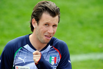 FLORENCE, ITALY - MARCH 27: Antonio Cassano of Italy during a training session at Coverciano on March 27, 2011 in Florence, Italy. (Photo by Claudio Villa/Getty Images)