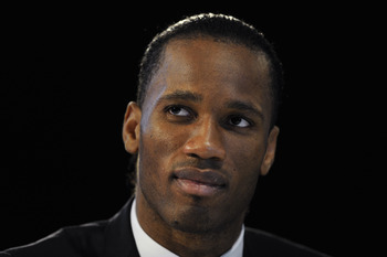 BARCELONA, SPAIN - MARCH 10: Didier Drogba of Chelsea looks on during his conference as part of the Global Sports Forum day 1 on March 10, 2011 in Barcelona, Spain. (Photo by David Ramos/Getty Images)