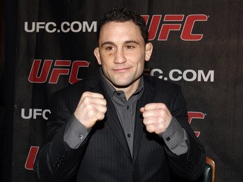 NEW YORK, NY - JANUARY 13: Frankie Edgar, UFC lightweight champion, poses during a press conference to announce commitment to bring UFC to Madison Square Garden and New York State at Madison Square Garden on January 13, 2011 in New York City.  (Photo by M