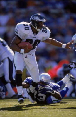 23 Sep 2001: Brian Mitchell #30 of the Philadelphia Eagles carries the ball during the game against the Seattle Seahawks at the Husky Stadium in Seattle, Washington. The Eagles defeated the Seahawks 27-3.Mandatory Credit: Otto Greule /Allsport