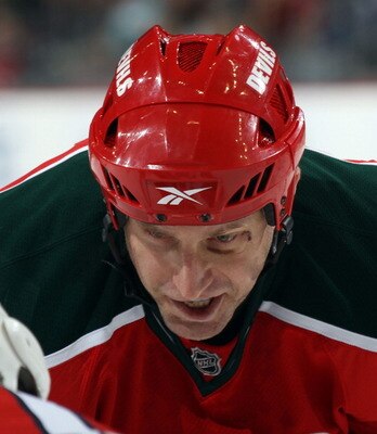 NEWARK, NJ - MARCH 18:  Adam Mair #11 of the New Jersey Devils skates against the Washington Capitals at the Prudential Center on March 18, 2011 in Newark, New Jersey. The Capitals shut out the Devils 3-0.  (Photo by Bruce Bennett/Getty Images)