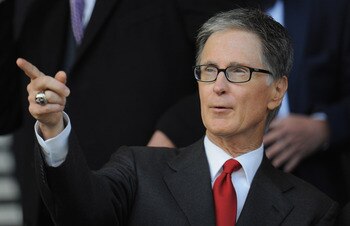 LIVERPOOL, ENGLAND - OCTOBER 17:  Liverpool owner John W Henry looks on during the Barclays Premier League match between Everton and Liverpool at Goodison Park on October 17, 2010 in Liverpool, England.  (Photo by Michael Regan/Getty Images)