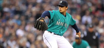 SEATTLE, WA - APRIL 08:  Starting pitcher Jason Vargas #38 of the Seattle Mariners pitches against the Cleveland Indians during the Mariners' home opener at Safeco Field on April 8, 2011 in Seattle, Washington. (Photo by Otto Greule Jr/Getty Images)