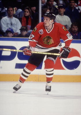 Jeremy Roenick was emotional after the Blackhawks won the Cup in 2010 because he never won it himself. However, he did put on a display when he got closest in 1992.