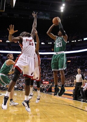 Ray Allen is one of the NBAs all-time great three-point shooters. The Knicks cant let him beat them from downtown.