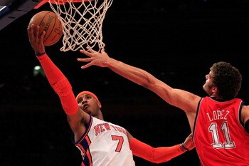 If Carmelo Anthony takes good shots against Boston, the Knicks have a chance.