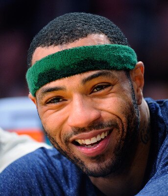 LOS ANGELES, CA - APRIL 03:  Kenyon Martin #4 of the Denver Nuggets during the game against Los Angeles Lakers at Staples Center on April 3, 2011 in Los Angeles, California. NOTE TO USER: User expressly acknowledges and agrees that, by downloading and or