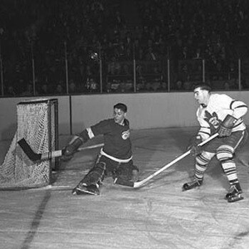 Terry Sawchuk was one of the first great playoff goalies.