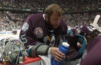 JS Giguere's playoff performance in 2003 single-handedly helped the Might Ducks to the Game Seven of the Stanley Cup Finals.