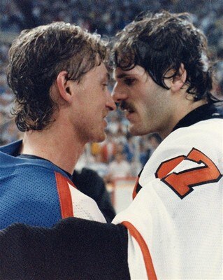 Rookie goalie Ron Hextall took the Philadelphia Flyers to the brink of a third Stanley Cup in 1987 only to be foiled by the Edmonton Oilers dynasty.