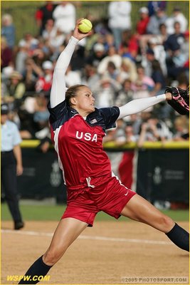 Jennie Finch Pitching