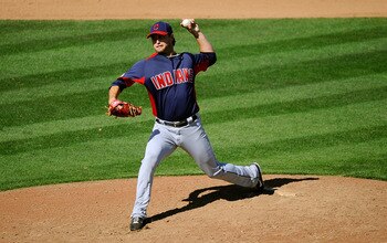 PEORIA, AZ - MARCH 13:  Pitcher David Huff #31 of the Cleveland Indians throws a pitch against the San Diego Padres during the spring training baseball game at Peoria Stadium on March 13, 2011 in Peoria, Arizona.  (Photo by Kevork Djansezian/Getty Images)